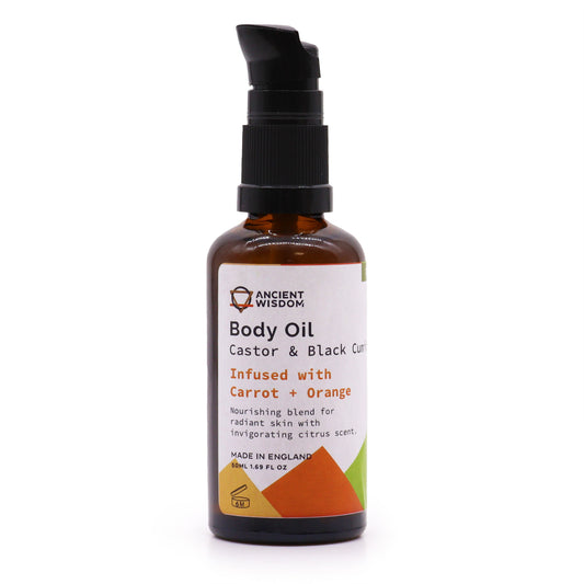 Aceite Corporal Zanahoria y Naranja – Brillo Natural